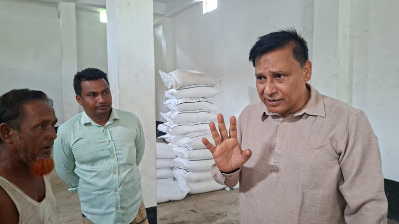 কৃষকদের মাঝে সার বিতরণ কার্যক্রম মনিটরিং ও সরেজমিন পরিদর্শন