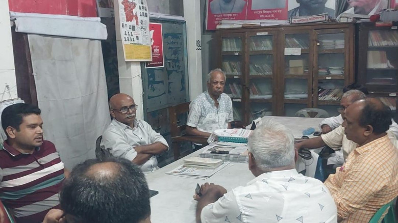 রংপুরে গণতান্ত্রিক যুক্তফ্রন্টের জেলা কমিটির বৈঠক অনুষ্ঠিত