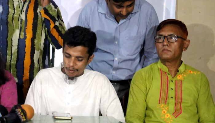 রংপুরে এনসিপি এর সংবাদ সন্মেলন